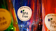 water bottles with BPA free labels