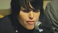 close-up of a panelist