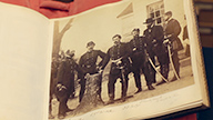 Civil War-era photograph of a group of soldiers